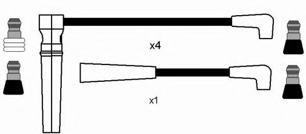 BUICK NP 1149 Ignition Cable Kit